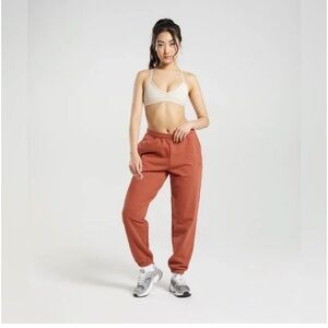Gymshark Rest Day Sweats Joggers Cinnamon Brown Marl Size Large Athletic